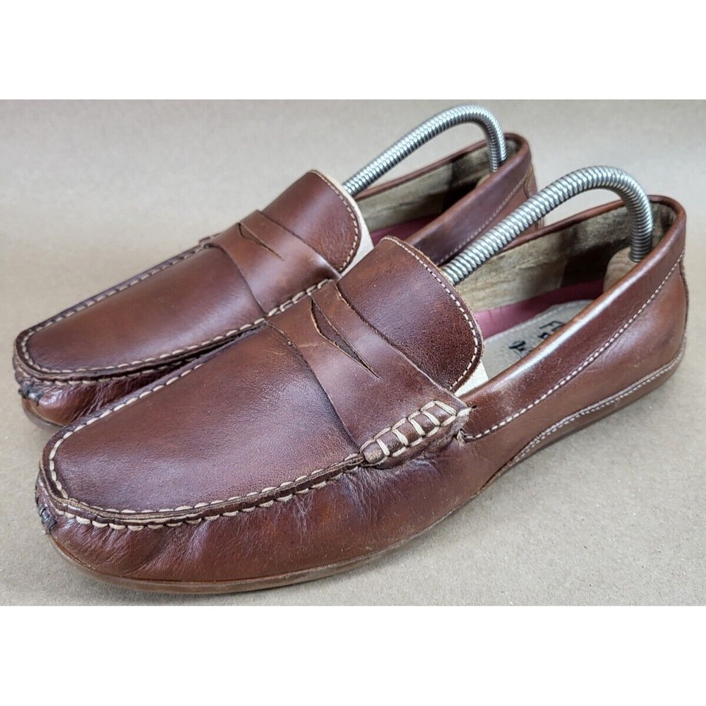 Florsheim Driver Moc Toe Penny Loafer Driving Shoes Loafer 13296-221 Mens SZ 9 M